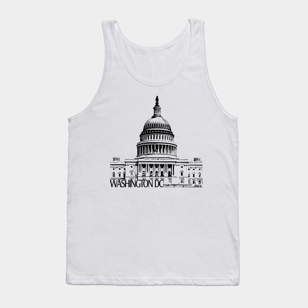 Washington DC Tank Top by TravelTs